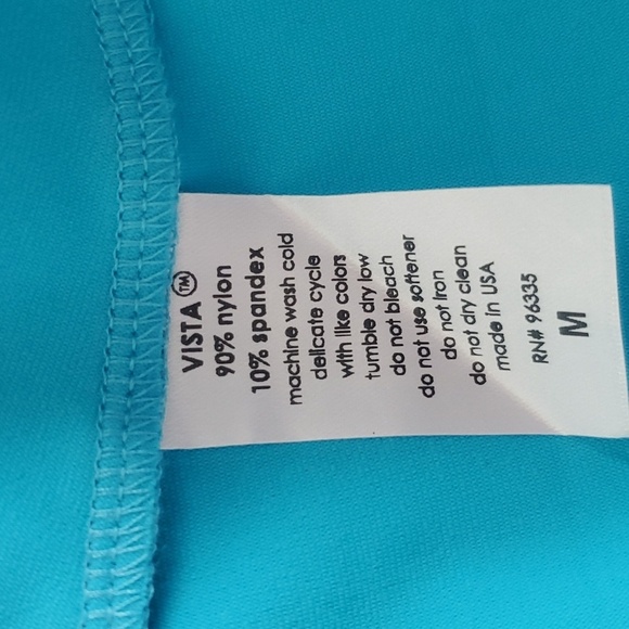 Susana Monaco Sleeveless Racer Halter Mini A-Line Dress Surf Blue Size M - Picture 10 of 12